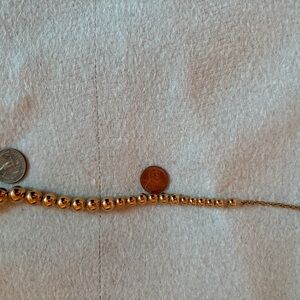 Elegant Gold Beaded Necklace